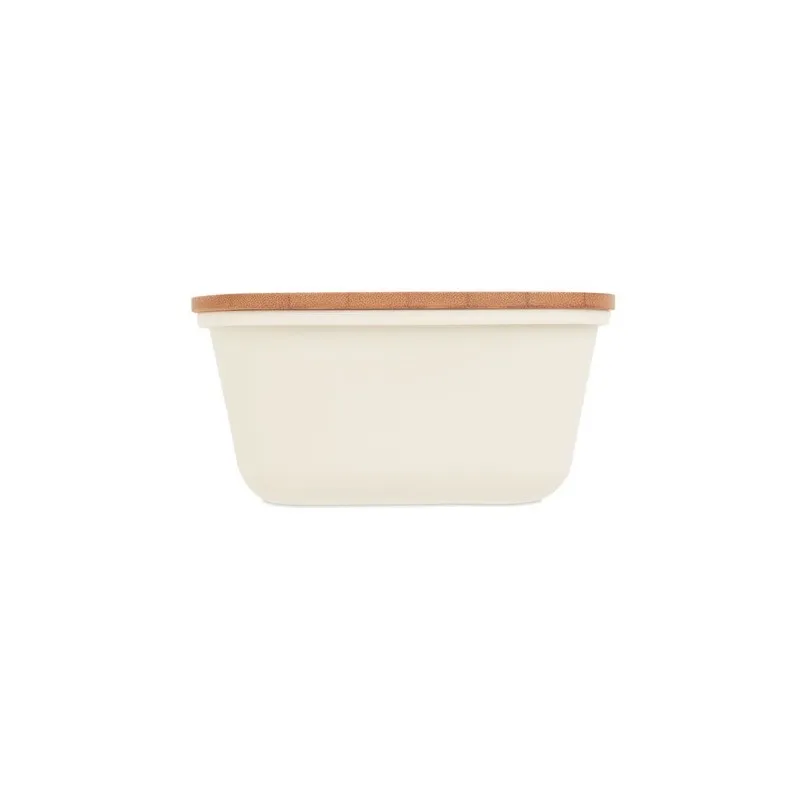 Boîte à lunch écologique en bambou personnalisée - THURSDAY Matières : coton Taille textile : S Couleurs : bleu marine cadeau co