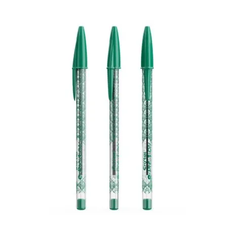 Stylo à bille personnalisée pas cher BIC® Cristal® Expression Matières : ABS Capacité : 32 Go Couleurs : blanc impression haute 