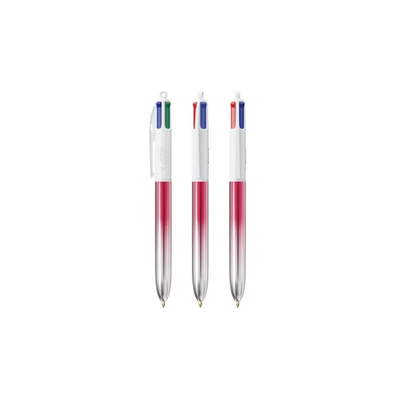 Stylo Publicitaire Bicolor à 4 Couleurs BIC® Matières : verre Couleurs : translucide Contenance : 378 ml accessoire événementiel