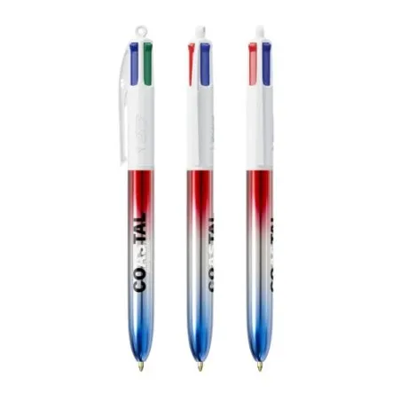 Stylo Écologique 4 Couleurs® Personnalisé - BIC® Flags Collection Couleurs : blanc Contenance : 200 ml