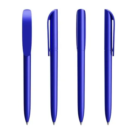 Stylo à bille personnalisable glacé - BIC® Super Clip Matières : cuir recyclé Couleurs : marron objet publicitaire robuste