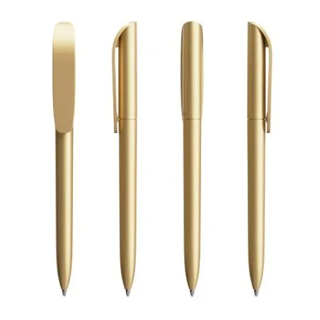 Stylo à bille personnalisable glacé - BIC® Super Clip Matières : liège Couleurs : naturel goodies entreprise design