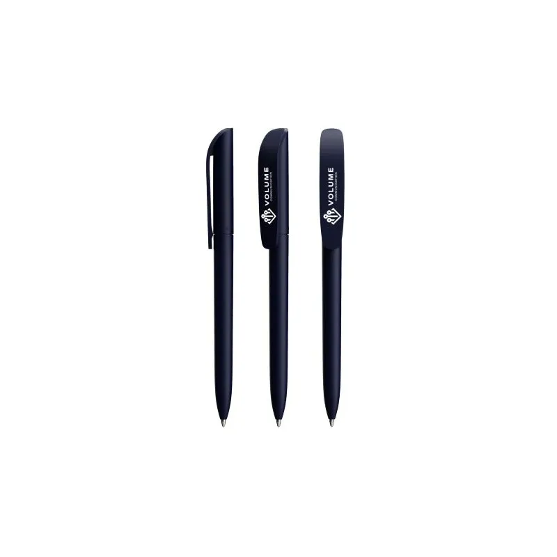 Stylo Bille Personnalisé Doux - BIC® Super Clip Soft Matières : pongée Couleurs : noir personnalisable avec votre logo