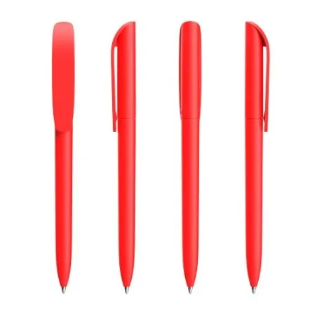 Stylo Bille Personnalisé Doux - BIC® Super Clip Soft Matières : pongée Couleurs : noir goodies entreprise design