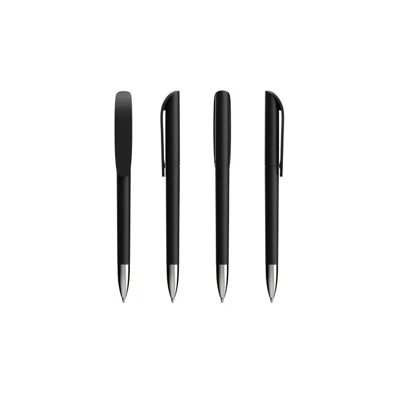 Stylo Écriture Élégant Super Clip Soft Advance - BIC® Matières : bois Couleurs : noir marquage laser ultra précis