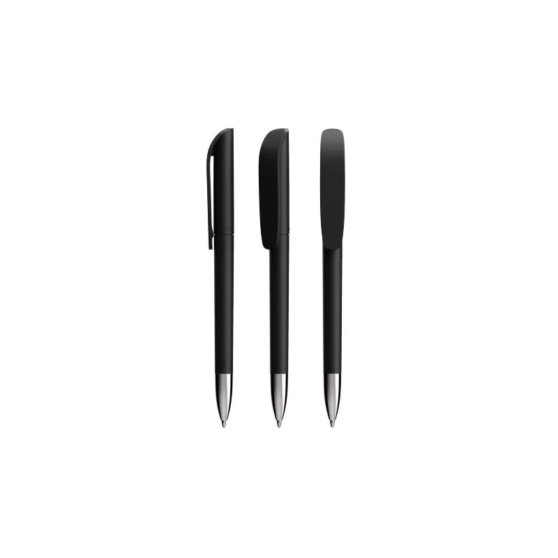 Stylo Écriture Élégant Super Clip Soft Advance - BIC® Matières : bois Couleurs : noir objet promotionnel éco-responsable