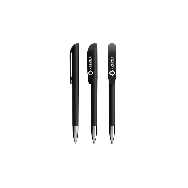 Stylo Écriture Élégant Super Clip Soft Advance - BIC® Matières : bois Couleurs : noir personnalisation rapide en France