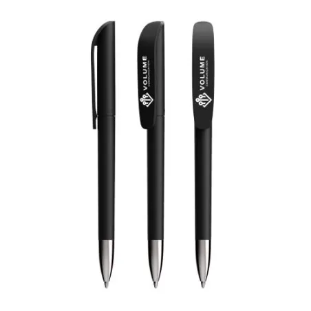 Stylo Écriture Élégant Super Clip Soft Advance - BIC® Matières : bois Couleurs : noir personnalisation rapide en France