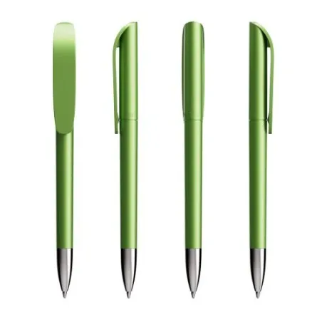 Stylo Précis et Élégant Glacé - BIC® Super Clip Advance Matières : polyester Couleurs : bleu objet promotionnel éco-responsable