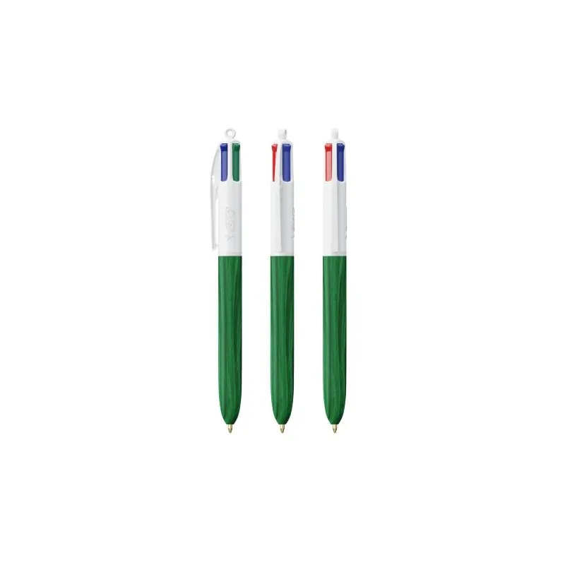 Stylo Écologique 4 Couleurs Personnalisé Wood Style BIC® Matières : bois Couleurs : gris objet promo petit budget