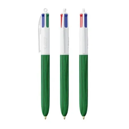 Stylo Écologique 4 Couleurs Personnalisé Wood Style BIC® Matières : bois Couleurs : gris objet promo petit budget