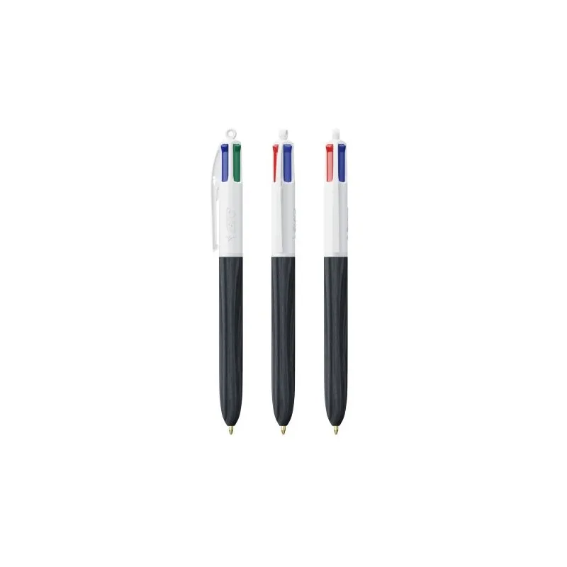 Stylo Écologique 4 Couleurs Personnalisé Wood Style BIC® Matières : bois Couleurs : bleu foncé marquage couleur éclatante