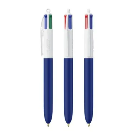 Stylo Écologique Personnalisé 4 Couleurs Soft BIC® Matières : bois Couleurs : blanc personnalisation rapide en France