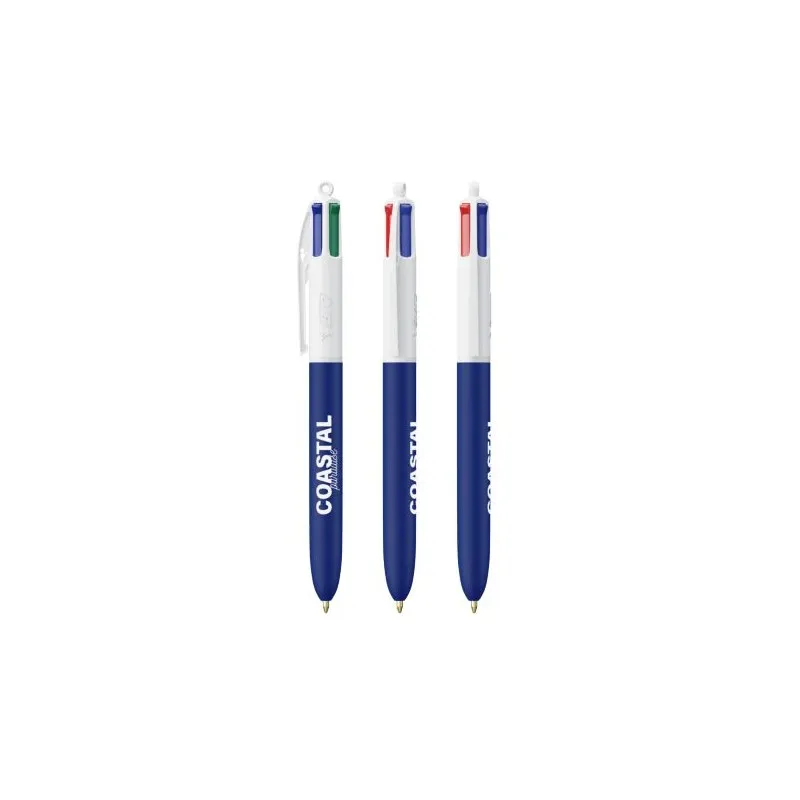 Stylo Écologique Personnalisé 4 Couleurs Soft BIC® Matières : céramique Couleurs : blanc cadeau entreprise pas cher