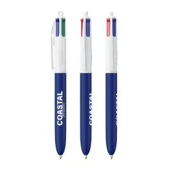 Stylo Écologique Personnalisé 4 Couleurs Soft BIC® Matières : bois Couleurs : gris 2
