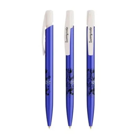 Stylo Personnalisé Publicitaire Glacé BIC® Media Clic Matières : aluminium Couleurs : blanc personnalisable avec votre logo