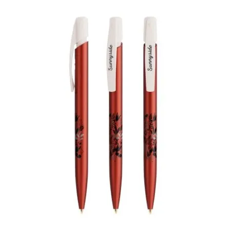 Stylo Personnalisé Publicitaire Glacé BIC® Media Clic Matières : aluminium Couleurs : jaune objet promo petit budget