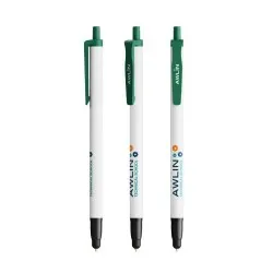 Stylo à bille écologique personnalisé Clic Stic Ecolutions® BIC® - 12 pièces Matières : aluminium recyclé  Couleurs : argenté 2