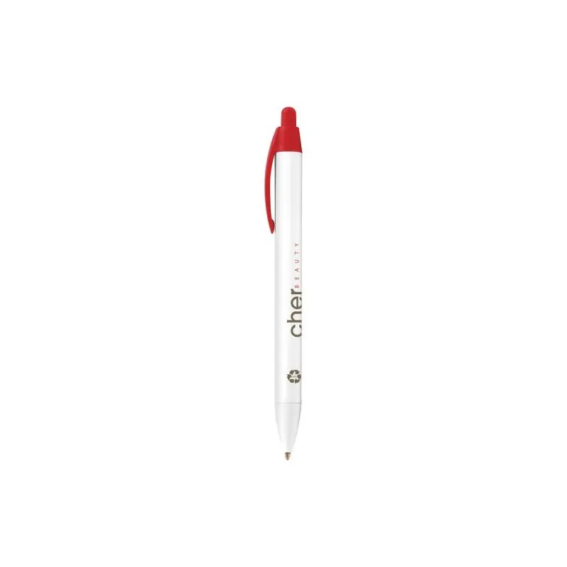 Stylo Bille Écologique Personnalisé Wide Body™ Ecolutions® BIC® Matières : acier inoxydable Couleurs : rouge cadeau entreprise p