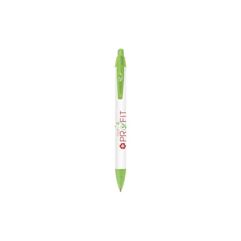Stylo Bille Écologique Personnalisé Wide Body™ Ecolutions® BIC® Matières : acier inoxydable Couleurs : rouge goodies publicitair
