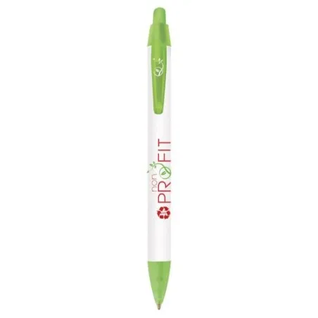 Stylo Bille Écologique Personnalisé Wide Body™ Ecolutions® BIC® Matières : acier inoxydable Couleurs : rouge goodies publicitair
