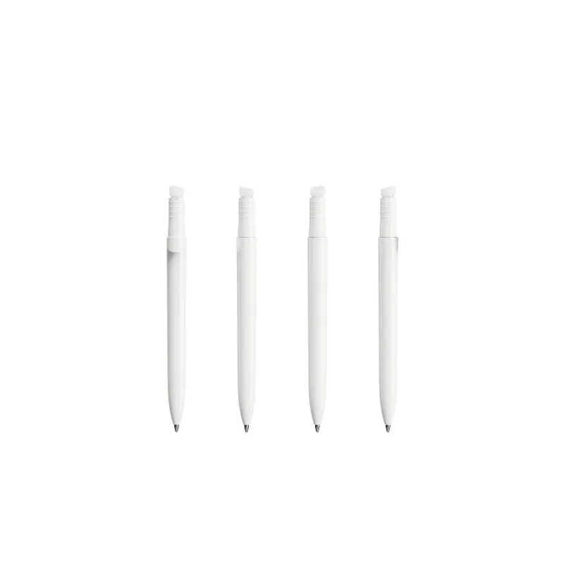 Stylo Bille Écologique Personnalisé Super Clip BIC® Ecolutions® Matières : acier inoxydable Couleurs : bleu marine cadeau entrep