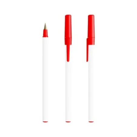 Stylo Bille Écologique Personnalisé Round Stic® BIC® Matières : bambou Couleurs : blanc accessoire événementiel unique