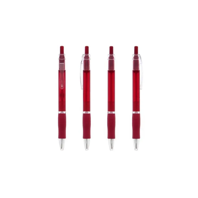 Stylo Click Publicitaire Personnalisé Matières : acier inoxydable Couleurs : transparent impression haute définition