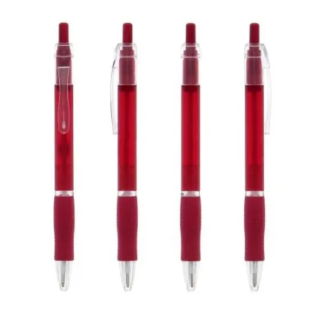 Stylo Click Publicitaire Personnalisé Matières : acier inoxydable Couleurs : transparent impression haute définition