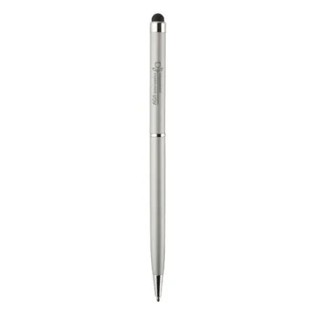 Stylo Mat Publicitaire Unique Sleek Stylus Couleurs : blanc Matières : polyester recyclé marquage laser ultra précis