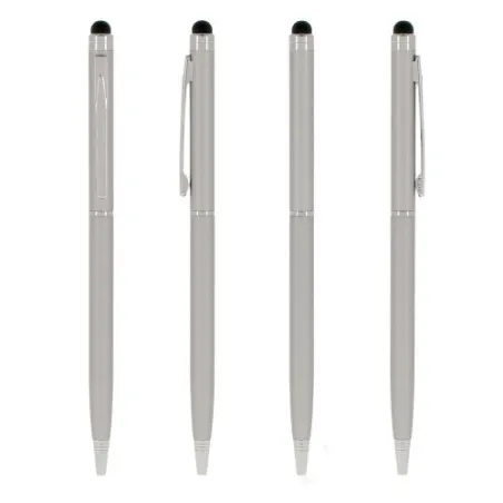 Stylo Mat Publicitaire Unique Sleek Stylus Couleurs : blanc Matières : polyester recyclé objet promotionnel éco-responsable