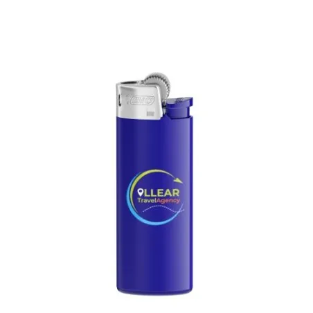 Étui Aluminium Personnalisé Plat BIC® Matières : polyester Couleurs : bleu marine cadeau collaborateur premium