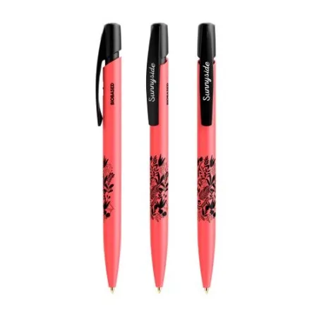 Stylo Bille Écologique Personnalisé Media Clic BIO BIC® Matières : polyester Couleurs : bleu marine cadeau client original