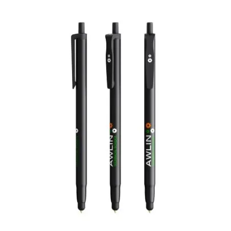 Stylo bille publicitaire personnalisé Clic Stic Stylus BIC® Matières : acrylique Couleurs : vert objet promotionnel éco-responsa