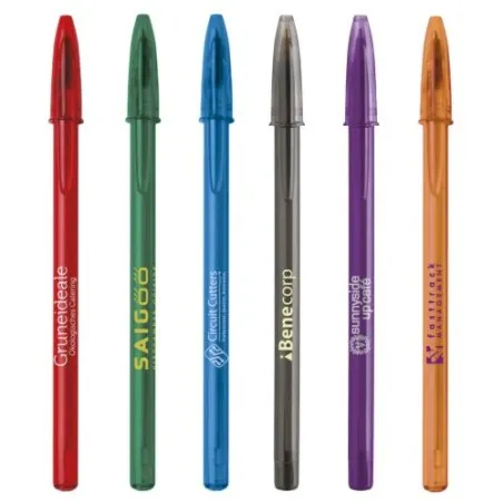 Stylo Bille Personnalisé Écologique BIC® Style Matières : silicone Couleurs : rouge cadeau collaborateur premium