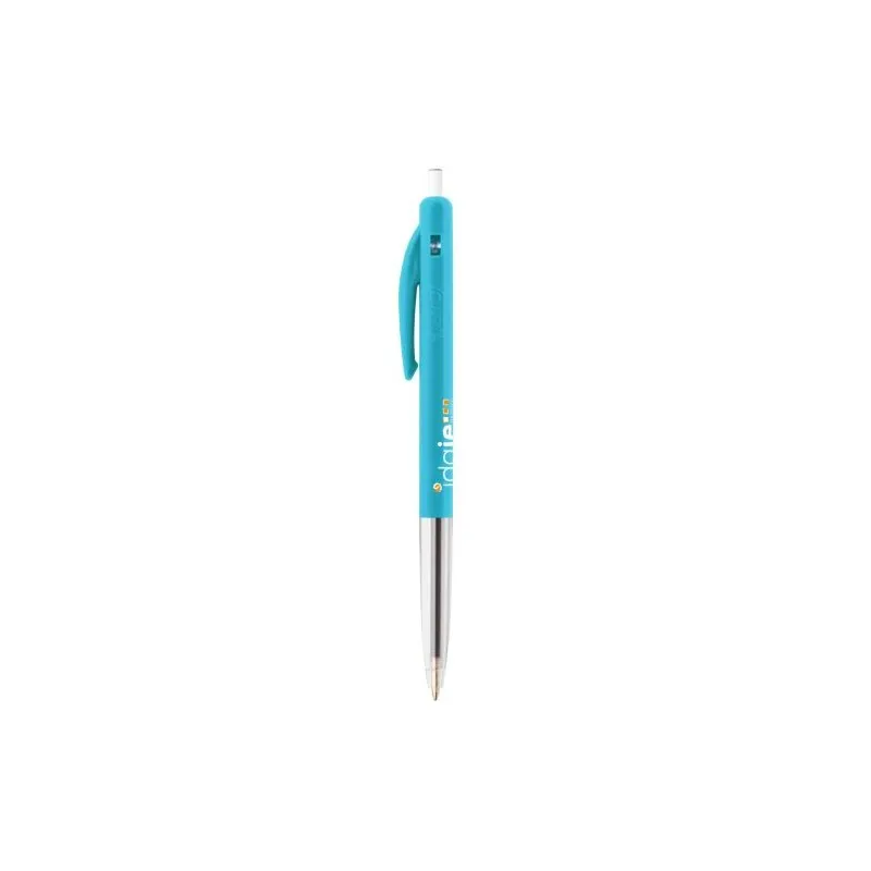 Stylo Rétractable Écologique Personnalisé M10® Clic BIC® Matières : bambou Couleurs : rouge accessoire événementiel unique