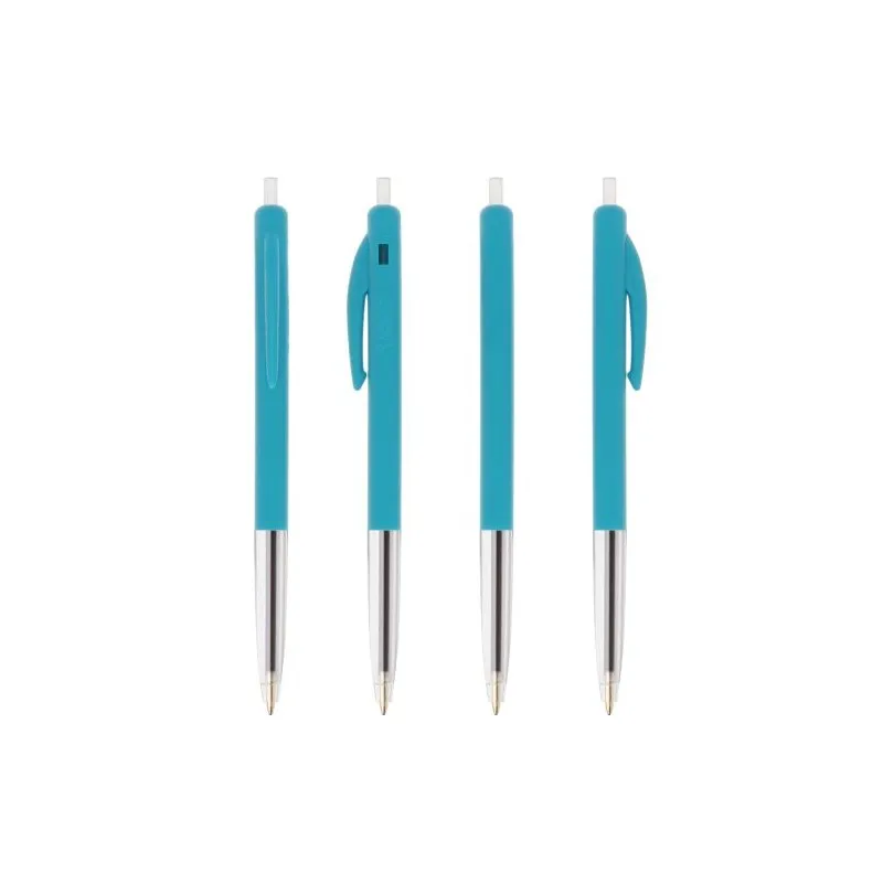 Stylo Rétractable Écologique Personnalisé M10® Clic BIC® Matières : bambou Couleurs : rouge objet promo petit budget