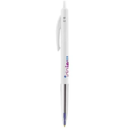 Stylo Rétractable Écologique Personnalisé M10® Clic BIC® Matières : bambou Couleurs : noir cadeau collaborateur premium