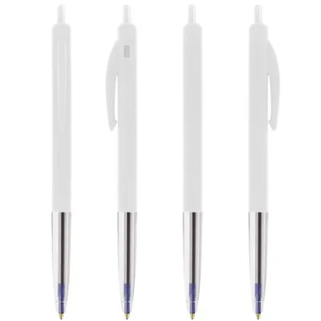 Stylo Rétractable Écologique Personnalisé M10® Clic BIC® Matières : bambou Couleurs : noir marquage laser ultra précis