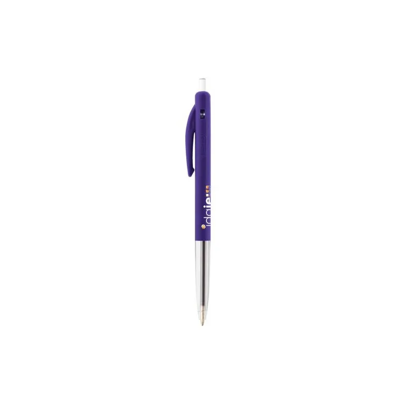 Stylo Rétractable Écologique Personnalisé M10® Clic BIC® Couleurs : blanc cadeau affaires élégant