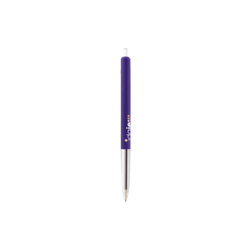 Stylo Rétractable Écologique Personnalisé M10® Clic BIC® Couleurs : blanc impression logo haute qualité