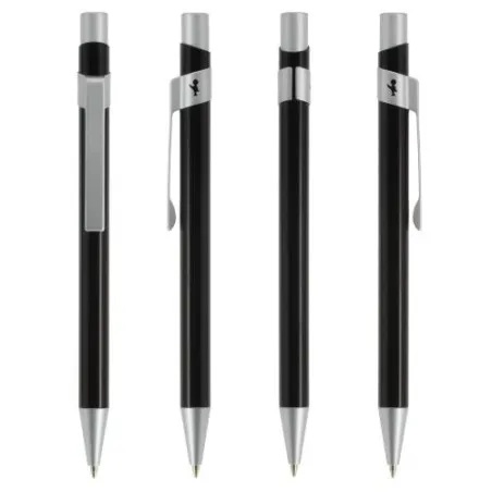 Stylo Bille Métal Pro Personnalisable BIC® Matières : aluminium recyclé  Couleurs : noir cadeau affaires élégant