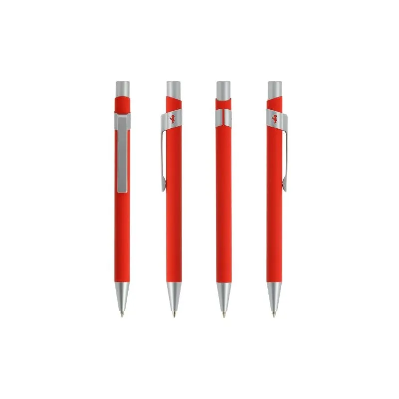 Stylo Bille Métal Pro Personnalisable BIC® Matières : polaire Couleurs : rouge goodies publicitaire événementiel