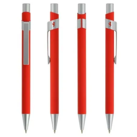 Stylo Bille Métal Pro Personnalisable BIC® Matières : polaire Couleurs : rouge goodies publicitaire événementiel