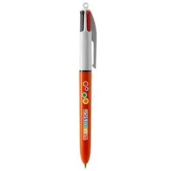 Stylo Bille Multicouleur Personnalisé 4 Couleurs BIC® Matières : acier inoxydable Couleurs : bleu métallisé Contenance : 500 ml 2