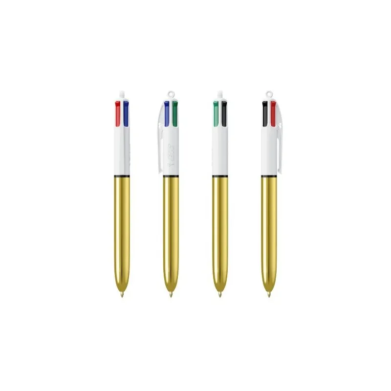 Stylo Bille Personnalisé 4 Couleurs Shine avec Lanyard - BIC® Matières : verre Couleurs : translucide Contenance : 478 ml cadeau