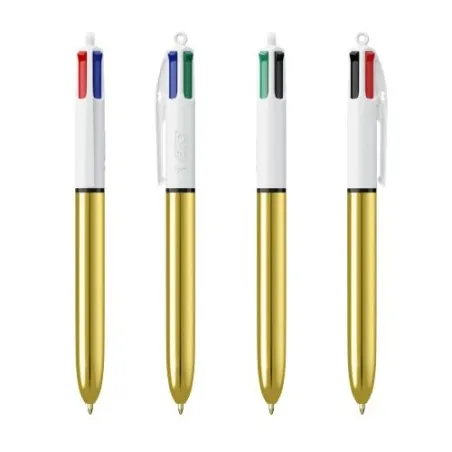 Stylo Bille Personnalisé 4 Couleurs Shine avec Lanyard - BIC® Matières : verre Couleurs : translucide Contenance : 478 ml cadeau