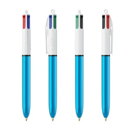Stylo Publicitaire 4 Couleurs Brillant BIC® Matières : HDPE Couleurs : blanc Contenance : 500 ml personnalisation sur mesure