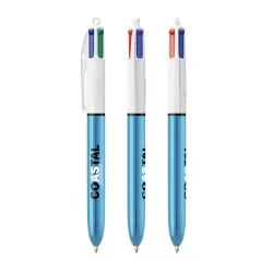 Stylo Publicitaire 4 Couleurs Brillant BIC® Matières : HDPE Couleurs : noir Contenance : 500 ml 2