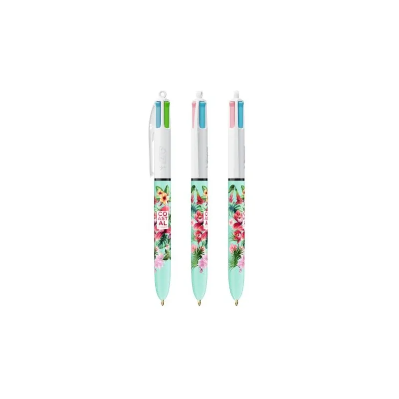 Stylo Bille Personnalisé 4 Couleurs Fashion - BIC® Matières : polyester Couleurs : marron cadeau entreprise pas cher